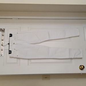 7 For All Mankind skinny stretch white jeans size 24